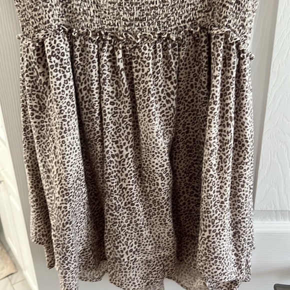 Rails, mini dress in super soft fabric, elasticized waist, cheetah print - Picture 6 of 11